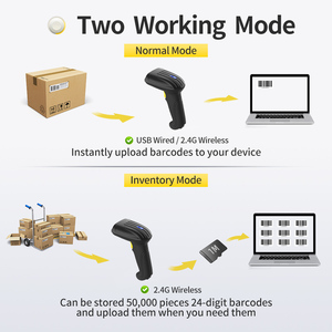 Xincode nhận máy quét mã vạch <span class=keywords><strong>1D</strong></span> Laser USB lector de codigo de barras Đầu đọc mã vạch escaneadora precios Del banco de Brasil - Product Image 5
