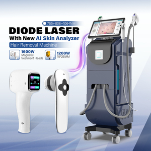 Appareil de beauté laser diode à 3 ondes pour salon, machine d'<span class=keywords><strong>épilation</strong></span> laser diode professionnelle 755 808nm 1064nm, machine diode à double poignée - Product Image 1