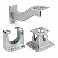 Fabrication OEM de tôles en aluminium et acier inoxydable, pliage CNC pour support de poutre d'extension murale structurelle