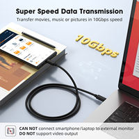 NKIWI Kabel USB 3.2 Tipe C ke Tipe C 60W PD 3A Pengisian Cepat Transfer Data 10Gbps Kabel PVC untuk Laptop Ponsel Tablet SSD