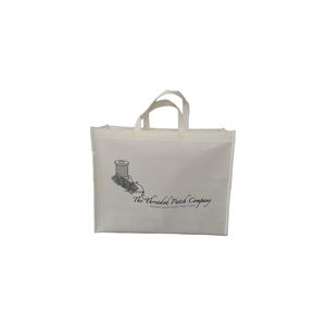 Sacs fourre-tout personnalisés imprimés, sacs de shopping en tissu recyclable non tissé avec logo pour femme et pour homme - Product Image 1