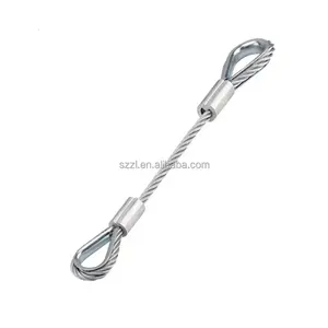 Round Aluminium Crimp End Stops Ferrules For 1mm-12mm Stainless Steel Wire  Rope