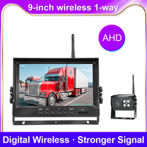 9 Inch Wireless Backup <b>Camera</b> System DVR Recorder Truck Rearview System, Rear Car for All Heavy-duty Vehicle Wireless-9-M05 <b>Wire</b> - Product Image 6