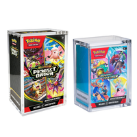 Boîte de protection magnétique en acrylique pour TCG Mega Evolution Perfect Order ME03, lot de 6 boosters