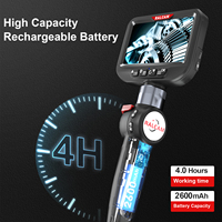 Caméra d'inspection Ralcam 8.5mm avec lumière LED 2 voies 360 Endoscope automobile IP67 1920P Endoscope portable Support ODM OEM