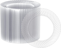 Assiettes jetables transparentes en plastique de haute qualité, épaisses, de qualité alimentaire, pour mariages, fêtes et traiteurs