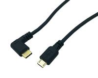 Cable Micro USB 3,1 de alta velocidad a tipo C, cable de datos de carga rápida