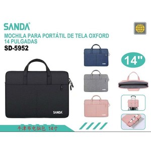 Bolsa para Portátil Sanda de 14 Pulgadas, Funda para Computadora de Tela Oxford para Viajes, Hecha en China - Product Image 3