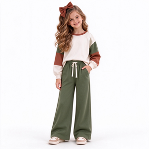 <span class=keywords><strong>Felpa</strong></span> in Cotone Personalizzata per Ragazze, Abbigliamento Casual Autunnale per Sorelle, Prezzo di Fabbrica, Vestiti per Bambini - Product Image 5