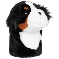 Usine En Gros Animal Golf Headcovers De Luxe Mignon Chien Accessoires De Golf En Peluche Club De Golf Head Cover
