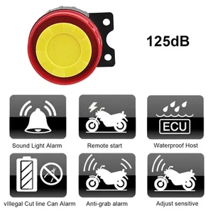 Dispositivo antirrobo con inmovilizador de arranque de motor de búsqueda, Control remoto, motocicleta, bicicleta, sistema de alarma de seguridad unidireccional - Product Image 6