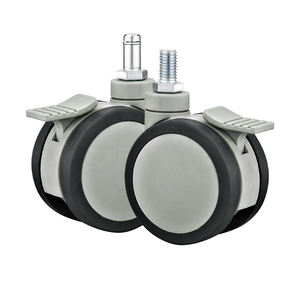 75/100/125mm Voll kunststoff PU Medical <span class=keywords><strong>Twin</strong></span> <span class=keywords><strong>Caster</strong></span> Geben Sie eine medizinische Betten Medical Equipments Wheels <span class=keywords><strong>Caster</strong></span> - Product Image 6