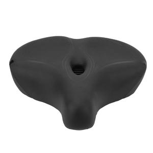 Sillín de <span class=keywords><strong>Bicicleta</strong></span> de Espuma Viscoelástica, Cuero Artificial, Hueco y Transpirable, Doble Absorción de Impactos, Utilizado para Reemplazar Pastillas de Freno - Product Image 4