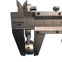 Tige de connexion industrielle SWF en fer à 3 yeux, section intermédiaire fine |   Tige de liaison à trois trous de précision pour pièces détachées de machine à broder