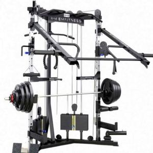 Machine Smith multifonction de haute qualité pour la musculation, rack de squat demi-pouvoir en acier, équipement de fitness USA Mairun noir - Product Image 2