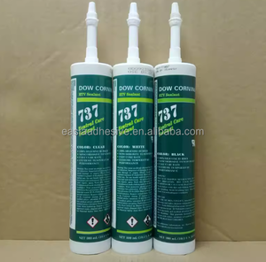 SL DOWSIL 739 White RTV Silicone Plastic <b>Adhesive</b> Sealant, Single Part Moisture Cure Silicone Glue for ABS PC PVC Nylon Plastic - Product Image 4