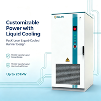 Gabinete de Almacenamiento de Energía para Exteriores Refrigerado por Líquido, 120kW, Unidad Individual, Protección Contra Incendios a Nivel de Paquete para Proyectos de Almacenamiento Solar