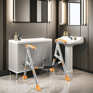 Silla de inodoro barata OLF Silla de inodoro manual con orinal para ancianos - Product Image 6