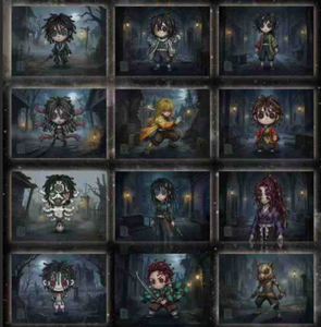 Colección de Tarjetas Demon Killer y Identity Strip, Edición Rara, Tarjetas de Juego Desgarrables con Fotos de Stogate, Charcoal, Ji Lang Yi y Yi Help - Product Image 5