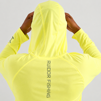 Hoodie de pêche personnalisé OEM UPF 50, chemise de pêche à capuche, séchage rapide, protection solaire, anti-transpiration, léger, pour la plage