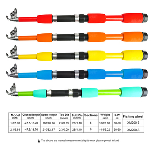 <span class=keywords><strong>Canne</strong></span> à Pêche Télescopique FTK 1.8M-2.1M Spinning/Casting en Fibre de Carbone pour <span class=keywords><strong>Leurre</strong></span> et <span class=keywords><strong>Bar</strong></span> - Product Image 2