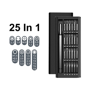 HONGYI Kit Alat Obeng Komputer Multi Kecil, Sekrup Mini Magnetik, Kit Presisi Saku Perbaikan Telepon 25 Dalam 1 - Product Image 2