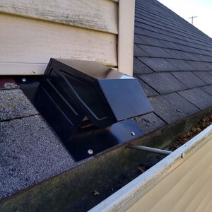 ฝาครอบช่องระบายอากาศโลหะแบบกำหนดเอง พร้อมตะแกรงและตัวหน่วงลม ทำจากเหล็กสีดำ สำหรับระบบระบายอากาศภายนอกอาคาร - Product Image 6