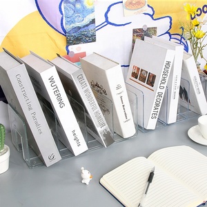 Diikat buku untuk asrama siswa Bookends plastik buku Ends Folder majalah pemegang - Product Image 6