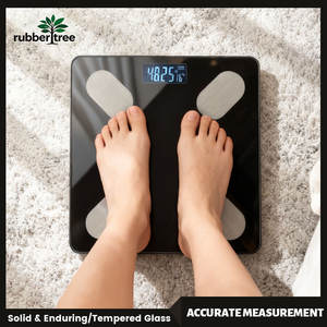 Bilancia impedenziometrica intelligente con display LED in vetro temperato per uso domestico e personalizzazione OEM - Product Image 6