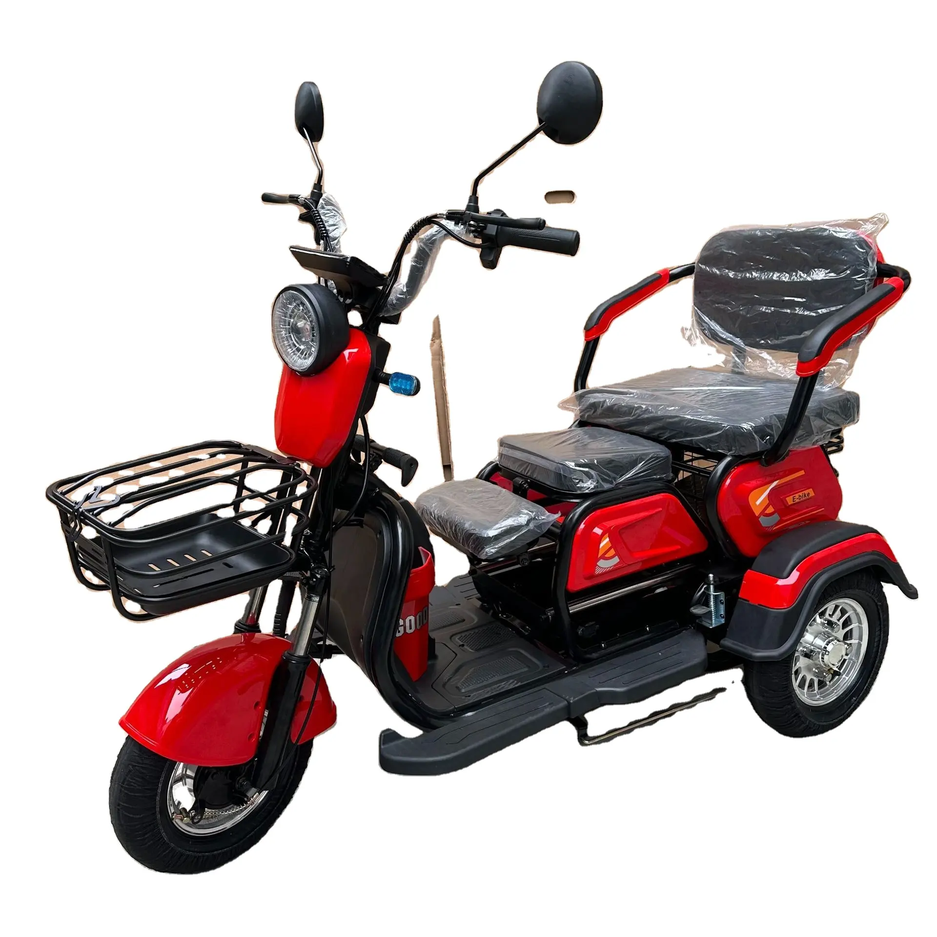 Scooter électrique à trois roues de Chine pour adultes 60V 500w motos électriques 1000w 3 roues tricycles électriques