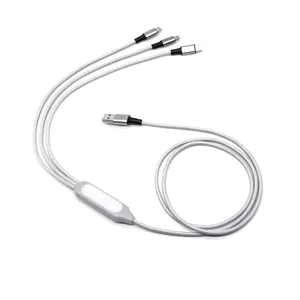 Gratis sampel kabel pengisian daya Usb ke Tipe c harga pabrik Tiongkok Universal untuk kabel Data iPhone OEM ODM