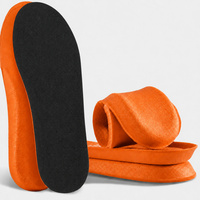 Semelles intérieures de sport en maille respirante avec soutien de la voûte plantaire, couche d'éponge absorbant les chocs, coussinets pour baskets et chaussures de sport