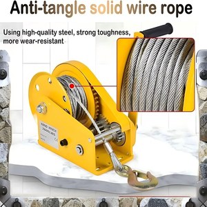 Manivela Manual de Acero con Bloqueo Automático y Freno, 1200 lb, Cables de Acero para Grúas, 5-15 m - Product Image 6