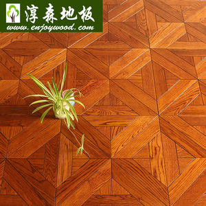 Suelo de madera con diseño geométrico para decoración del hogar, parqueta con diseño de arte para decoración del hogar - Product Image 1
