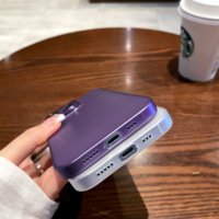 Offre Spéciale Ultra Mince Peau Sentir Clair Givré Anti Chute De Protection Soft Shell Téléphone étui pour iphone 16 Pro Max 15 14 13 12 11 XS 7