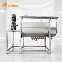 Mélangeur à ruban horizontal Saturn 3500L pour séchage par pulvérisation destiné aux industries chimiques, détergentes et cosmétiques (traitement de mélanges en poudre SUS304)