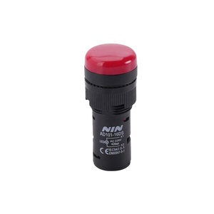 OEM 레드 16mm LED 인디케이터 라이트 IP65 AC/DC 6-380V 20mA 산업용 파일럿 패널 전기용 - Product Image 4