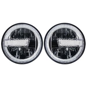 Nuevas luces Led de coche para <span class=keywords><strong>Jeep</strong></span> Wrangler JK accesorios DOT E-mark 7 "Faro LED para <span class=keywords><strong>Jeep</strong></span> Wrangler JK/ CJ5/ <span class=keywords><strong>CJ7</strong></span> CJ8 TJ JK Hummer - Product Image 2