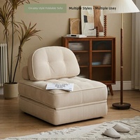 Fabrikneuer moderner Einzelsofa-Sessel aus Chenille-Stoff, vakuumkomprimiert, rollverpackt, keine Montage erforderlich, Großhandel für Wohnmöbel