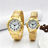 Montre à quartz à bracelet élastique avec échelle de numéros, tendance pour femmes et hommes, montre-bracelet extensible A27006