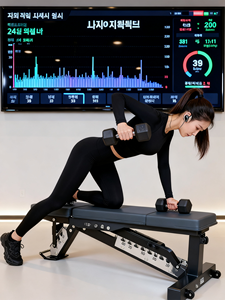 Panca per Esercizi Pieghevole Regolabile Blu con Funzioni di Sicurezza, Resistente per <span class=keywords><strong>Palestra</strong></span> Domestica e Studio - Product Image 5