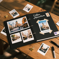 Album photo de mariage au design unique, reliure parfaite, en carton, impression personnalisée, brochure publicitaire, vente chaude