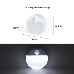 Modern LED Square ABS Human Body <b>Sensor</b> Smart Rechargeable <b>Motion</b> <b>Sensor</b> Night <b>Light</b> for Kitchen Cabinet Bedside - Product Image 5