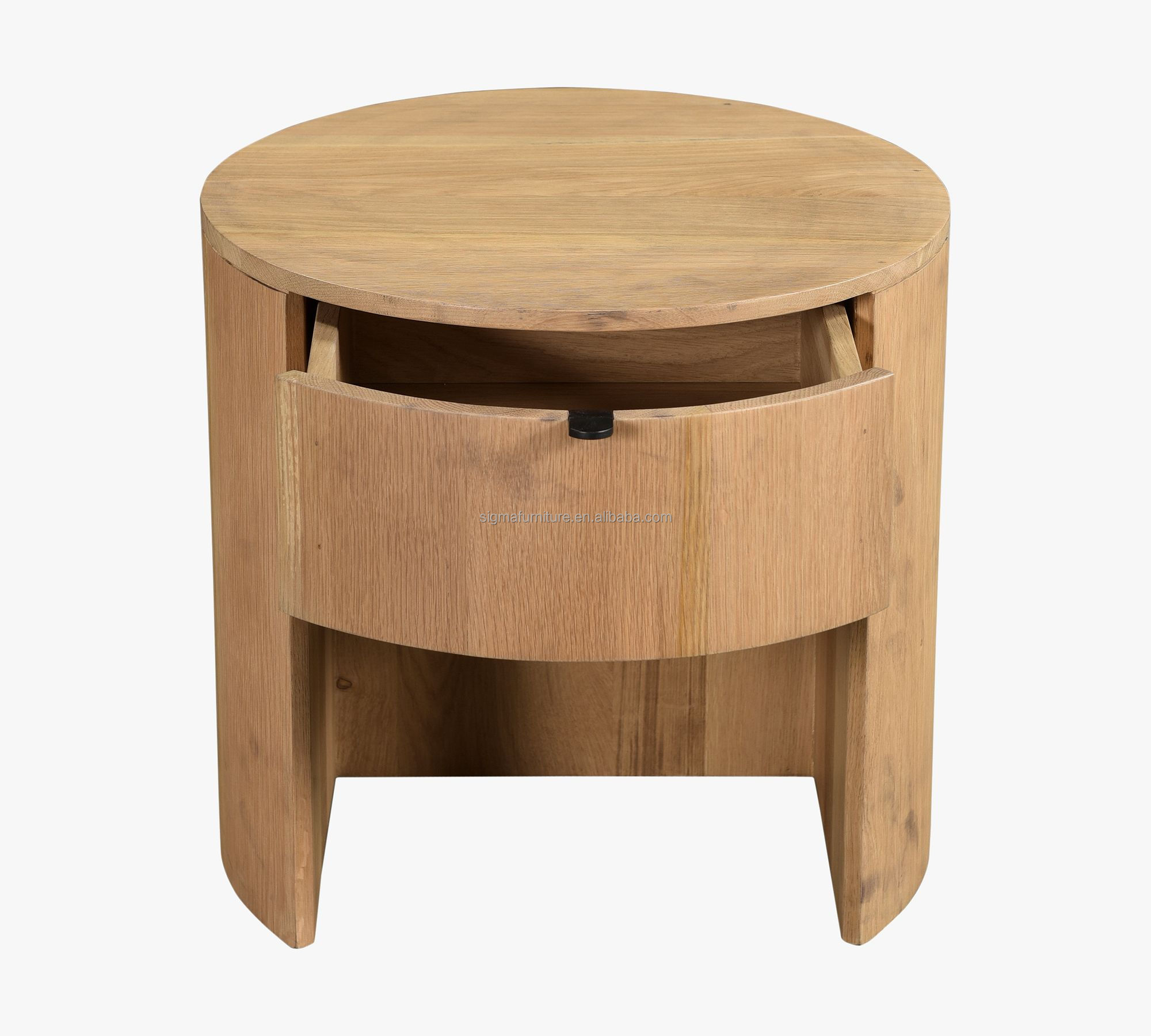 New design farmhouse villa nightstand bedside table solid wood cabinet set
