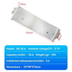 Литиевые батареи, 3,7 В, 50 А/ч, 55,6 А/ч, 60 А/ч, 73 А/ч/см, P68/3,7/68/ч, полимерные батареи для мотоцикла, литий-ионные аккумуляторы - Product Image 2