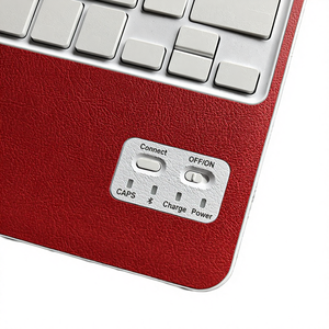 Keyboard Bluetooth Ultra Tipis 10 Inci dengan Touchpad, untuk Ponsel <span class=keywords><strong>Tablet</strong></span> PC, Lampu Latar yang Dapat Disesuaikan & Casing Kulit, Layanan OEM - Product Image 3