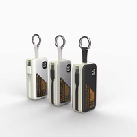 Mini station d'alimentation portable 22,5W à charge rapide 3000mAh 5000mAh, batterie externe 10W avec prise, chargeur de voyage pour téléphone