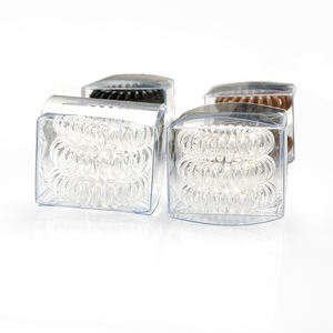 Vente en gros de cordon de téléphone en TPU élastique de haute qualité, extensible et bouclé personnalisé, <span class=keywords><strong>cheveux</strong></span> en <span class=keywords><strong>spirale</strong></span> pour filles - Product Image 4