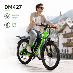 Fabricant de vélos électriques de montagne DM427, batterie 27AH, couple de 80 Nm, autonomie de 108 km, OEM ODM E-MTB - Product Image 1