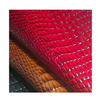 Produit pour siège de voiture sac à main sac à main boîte d'emballage motif crocodile cuir synthétique brillant dégradé PVC matériau de rembourrage